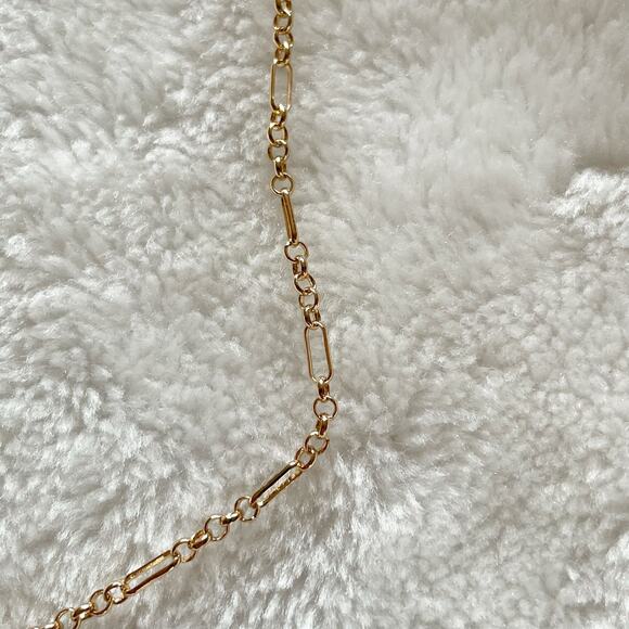 Macy’s Beaded Lariat Necklace Gold Tone Multi Colored Cluster Beads NWOT - Picture 6 of 11